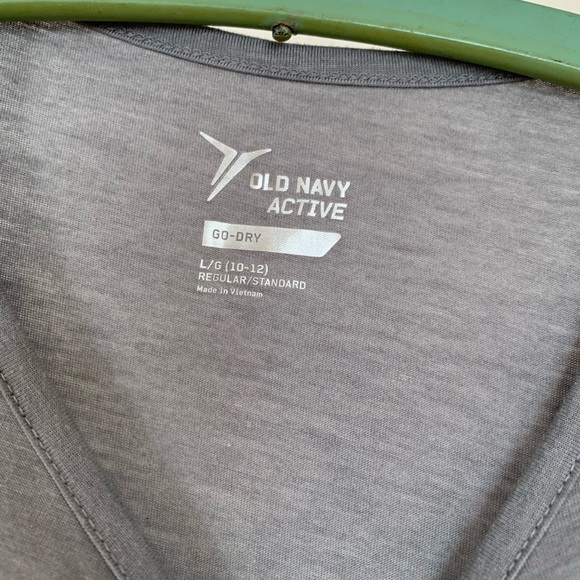 Old Navy Active Go Dry Girls L 10/12 Regular long sleeve side tie shirt - Picture 4 of 5